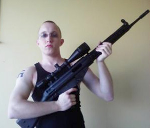 neo-nazi Daniel Cowart/suspect in alleged Obama plot