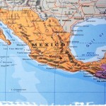 Mexico border map