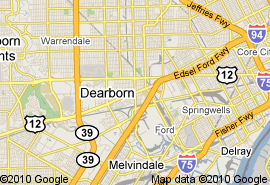 dearborn map dearborn map