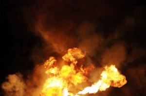 gasoline fire gasoline fire