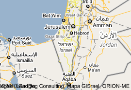 israel map