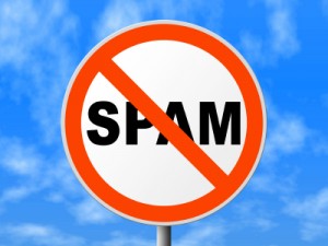 Round sign No SPAM