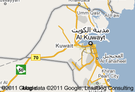 kuwait map