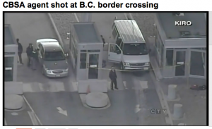 shot at border crossing