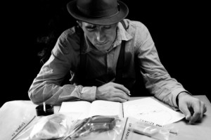 Detective Solving Crime Scene