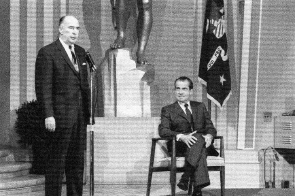 John_Mitchell_speaking_with_President_Nixon