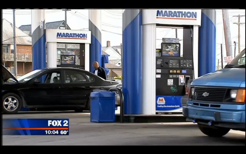 gas station