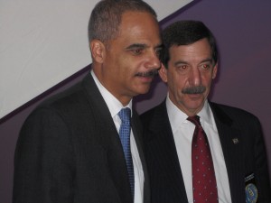 img_0305 Holder on the left in Denver at the International Chiefs of Police Conference/ticklethewire.com photo