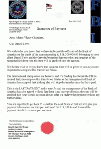 scam letter scam letter