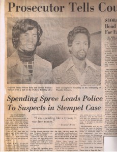 kidnapping story Suspects in 1975 kidnapping of GM exec's son/ detroit free press