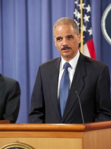 eric holder standing-doj photo