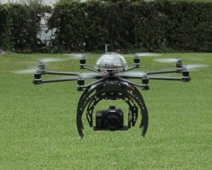 An example of a consumer-grade drone.