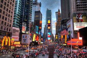 Times Square, via Wikipedia