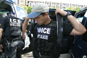 ICE agents, via ICE.